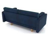 Диван Arsko Ингвар М синий по цене от 36 990 ₽ , высота, см 83, стиль кантри, современный, лофт, минимализм, скандинавский, цвет синий 1 | 