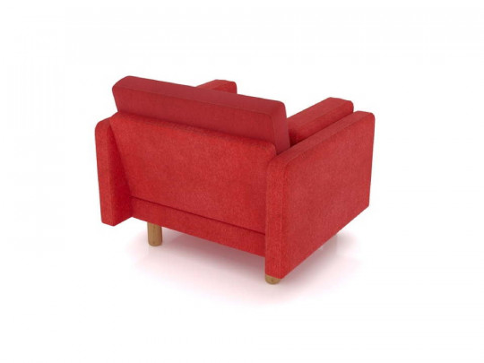 Кресло Arsko Ингвар красный по цене от 27 990 ₽ , высота, см 83, стиль кантри, современный, лофт, минимализм, скандинавский, цвет красный 2 | Кресла ARSKO