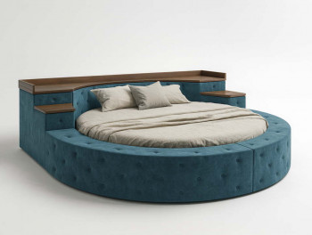 Круглая кровать Эмма 2