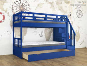 Двухъярусная детская кровать Артек с 1 ящиком