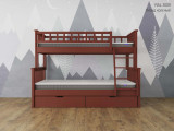 Двухъярусная кровать Модерн с 2 ящиками по цене от 63 500 ₽ , стиль скандинавский, классический, цвет коричневый 1 | Детские кровати