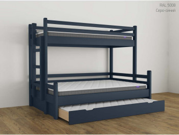 Двухъярусная детская кровать Орленок с выкатным сп местом