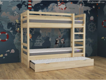 Двухъярусная кровать Тандем с выкатным сп местом