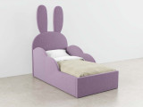 Детская кровать с ушками Банни с подъемным механизмом по цене от 44 333 ₽ , стиль скандинавский, современный, цвет фиолетовый 1 | Детские мягкие кровати
