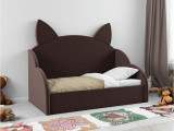 Детская кровать с ушками Бэкки с подъемным механизмом по цене от 48 000 ₽ , стиль скандинавский, современный, цвет коричневый 4 | Детские мягкие кровати