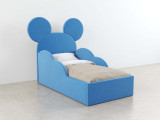 Детская кровать с ушками Микки с подъемным механизмом по цене от 42 000 ₽ , стиль скандинавский, современный, цвет синий 1 | Детские мягкие кровати