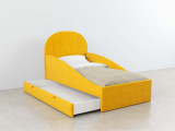 Детская кровать Солнышко с ящиком Relaksan, стиль скандинавский, современный, цвет желтый