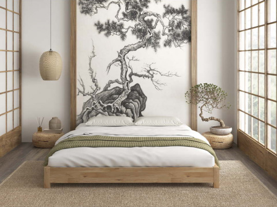 Кровать подиум Генрих 5 на ножках по цене от 17 450 ₽ , стиль современный, японский, минимализм, цвет коричневый 1 | Кровати