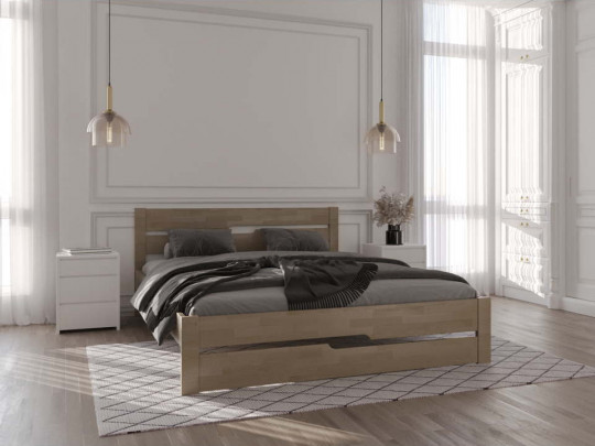 Кровать Андерсен Relaksan, стиль классический, скандинавский, цвет бежевый
