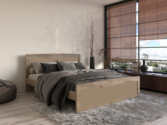 Кровать Ариэль Relaksan, стиль классический, кантри, цвет коричневый