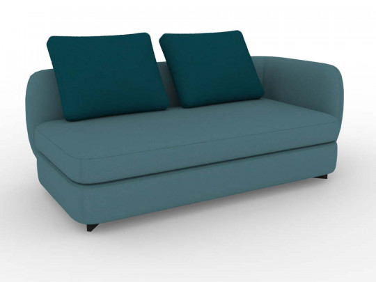 Диван правый DreamStudio Дэвид DreamStudio, высота, см 65, стиль минимализм, цвет темно-бирюзовый