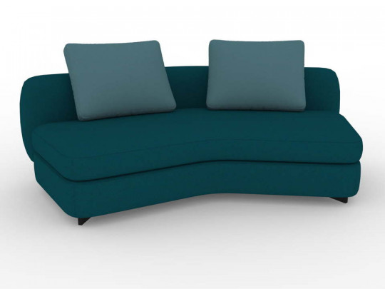 Диван угловой DreamStudio Дэвид DreamStudio, высота, см 65, стиль современный, цвет темно-бирюзовый