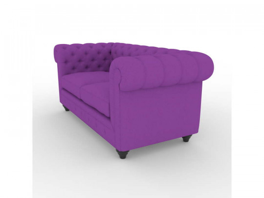 Диван двухместный DreamStudio Генри по цене от 86 900 ₽ , высота, см 75, стиль классика, цвет фиолетовый 3 | Диваны