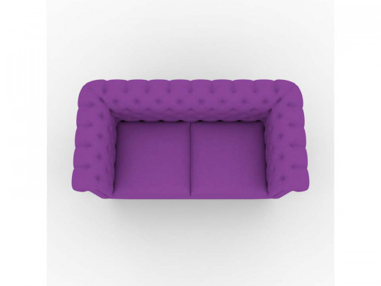Диван двухместный DreamStudio Генри по цене от 86 900 ₽ , высота, см 75, стиль классика, цвет фиолетовый 1 | Диваны