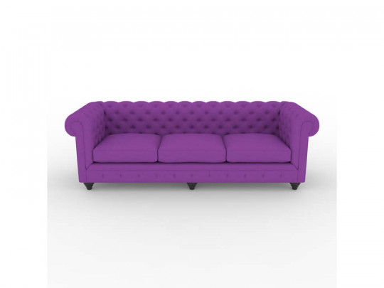 Диван трехместный DreamStudio Генри по цене от 101 900 ₽ , высота, см 75, стиль классика, цвет фиолетовый 5 | Диваны