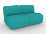 Диван DreamStudio Итен DreamStudio, высота, см 77, стиль современный, цвет бирюзовый