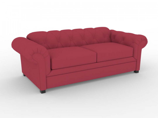 Диван DreamStudio Макс DreamStudio, высота, см 70, стиль классика, цвет красный