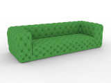 Диван DreamStudio Ноа DreamStudio, высота, см 85, стиль классика, цвет зеленый