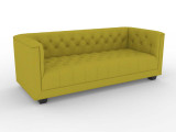 Диван DreamStudio Рейнольд DreamStudio, высота, см 75, стиль классика, цвет желтый