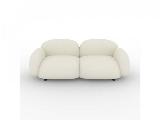 Диван двухместный DreamStudio Тим по цене от 92 800 ₽ , высота, см 75, стиль современный, цвет молочный 1 | Диваны