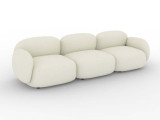 Диван трехместный DreamStudio Тим DreamStudio, высота, см 75, стиль современный, цвет молочный