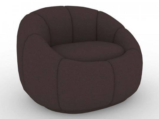 Кресло DreamStudio Чарли DreamStudio, высота, см 85, стиль современный, цвет темно-коричневый