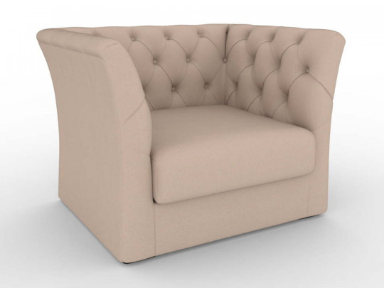 Кресло DreamStudio Чарльз DreamStudio, высота, см 85, стиль классика, цвет бежевый