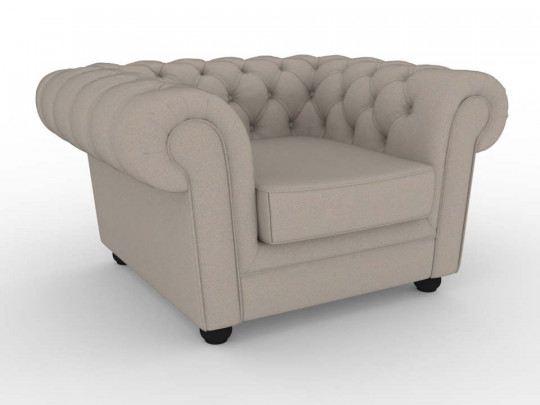 Кресло DreamStudio Джеймс DreamStudio, высота, см 70, стиль классика, цвет серый