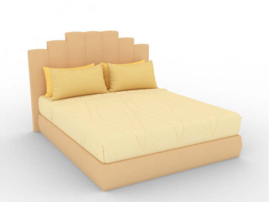 Кровать DreamStudio Тера DreamStudio, стиль современный, цвет желтый