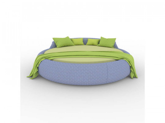 Круглая кровать DreamStudio Бейс по цене от 63 560 ₽ , стиль современный, цвет голубой 1 | Круглые кровати