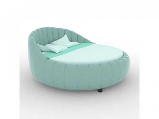 Круглая кровать DreamStudio Элла по цене от 71 100 ₽ , стиль современный, цвет бирюзовый 3 | Круглые кровати