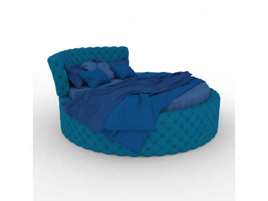 Круглая кровать DreamStudio Эмили по цене от 91 700 ₽ , стиль современный, цвет синий 1 | Круглые кровати