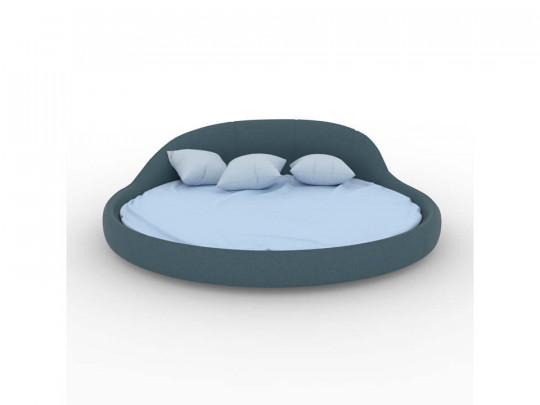 Круглая кровать DreamStudio Эшли по цене от 78 800 ₽ , стиль современный, цвет синий 3 | Круглые кровати