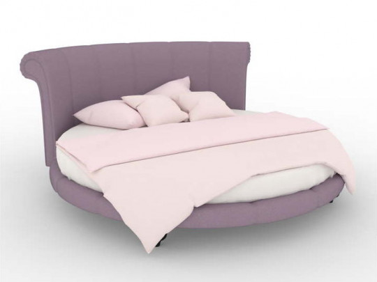 Круглая кровать DreamStudio Сью DreamStudio, стиль современный, цвет розовый