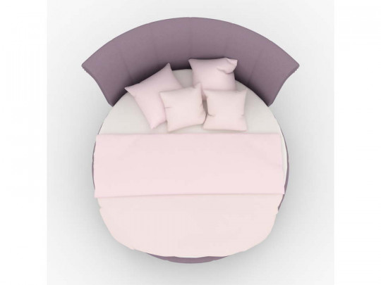 Круглая кровать DreamStudio Сью по цене от 68 000 ₽ , стиль современный, цвет розовый 3 | Круглые кровати