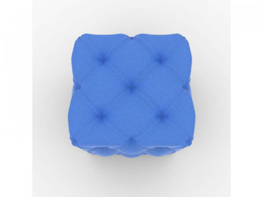 Пуф DreamStudio Рик S по цене от 21 600 ₽ , высота, см 45, стиль классика, цвет ярко-синий 3 | Пуфы