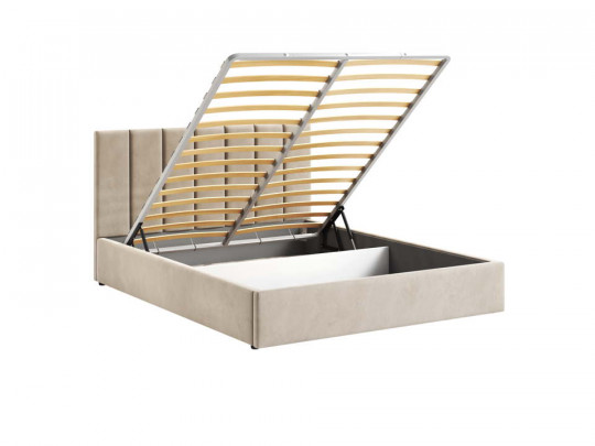 Кровать Galaxy Венера-3 с подъемным механизмом бежевый по цене от 22 630 ₽ , стиль современный, цвет бежевый 1 | Кровати