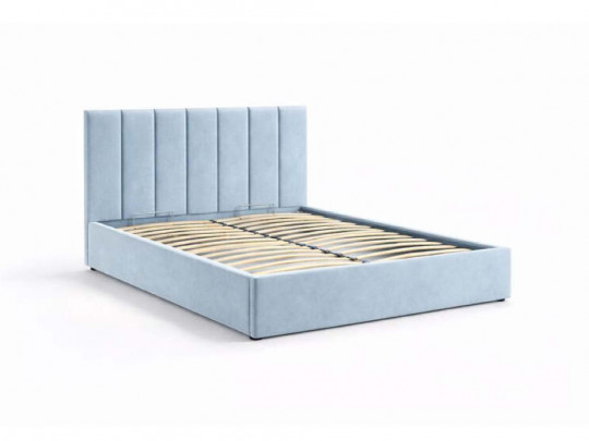 Кровать Galaxy Венера-3 с подъемным механизмом голубой по цене от 22 630 ₽ , стиль современный, цвет голубой 1 | Кровати