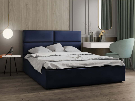 Кровать Galaxy Венера-4 с подъемным механизмом Galaxy, стиль современный, цвет синий