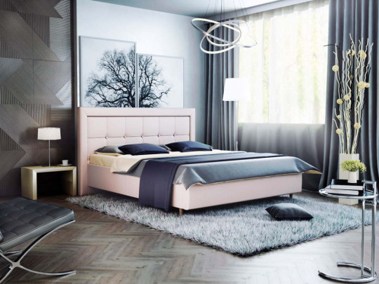 Кровать Galaxy Венера-8(1) с подъемным механизмом по цене от 26 600 ₽ , стиль современный, цвет фиолетовый 4 | Кровати Galaxy