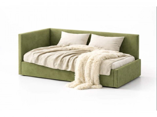 Кровать Galaxy Меркурий-2 с подъемным механизмом зеленый Galaxy, стиль современный, цвет зеленый