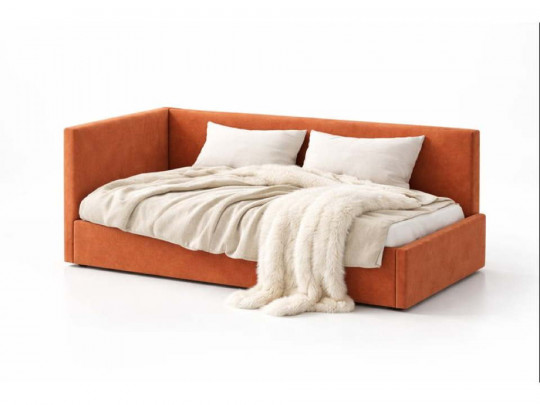 Кровать Galaxy Меркурий-2 с подъемным механизмом красный Galaxy, стиль современный, цвет красный, терракотовый