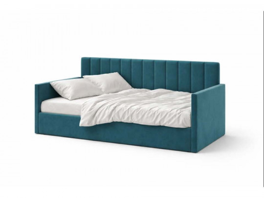 Кровать Galaxy Меркурий-4 с подъемным механизмом синий Galaxy, стиль современный, цвет синий
