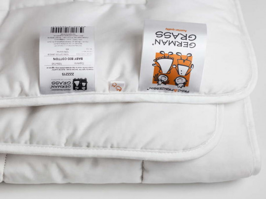 Одеяло детское German Grass хлопок Baby Bio Cotton легкое 222113 по цене от 7 050 ₽ , цвет белый 2 | Одеяла German Grass