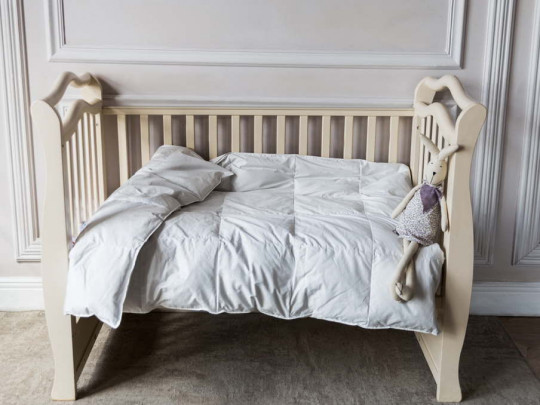 Одеяло детское German Grass пуховое Baby Platinum Grass всесезонное 41115 German Grass, цвет молочный