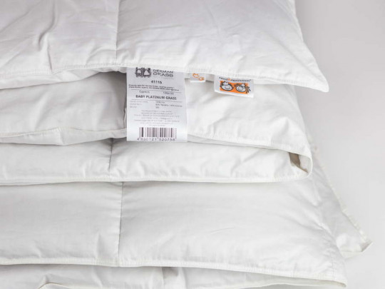 Одеяло детское German Grass пуховое Baby Platinum Grass всесезонное 41115 по цене от 14 840 ₽ , цвет молочный 2 | Одеяла German Grass
