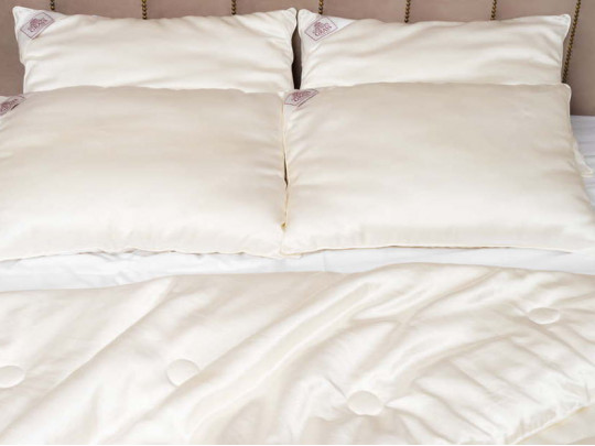 Подушка German Grass шелковая Great Silk Grass мягкая 94111 по цене от 31 830 ₽ , цвет молочный 1 | Подушки German Grass