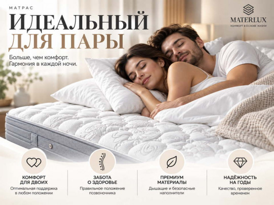Матрас Materlux CORTI (Корти) по цене от 32 224 ₽ , высота, см 25 1 | Матрасы
