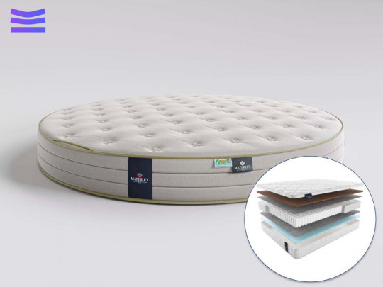 Круглый матрас Materlux Spring comfort maxi Materlux, высота, см 20