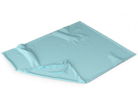 Пододеяльник FreeDream Aquamarine Mr.Mattress, цвет бирюзовый, голубой